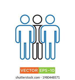 People Icon design eps 10 vector file for web and print use