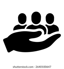 people icon design, simple vector illustration