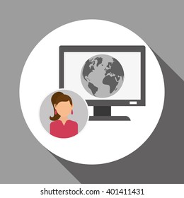 people icon design , vector illustration