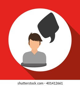 people icon design , vector illustration