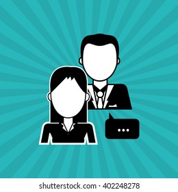 People icon design , vector illustration