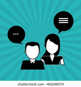 People icon design , vector illustration