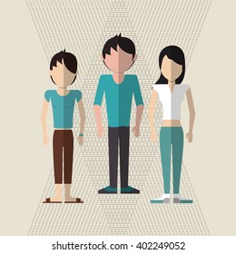 People icon design , vector illustration