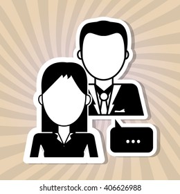 People icon design , vector illustration