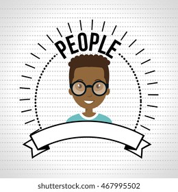 people icon design, vector illustration graphic eps10