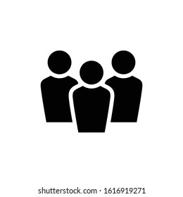 People icon design vector. Society, community or organization symbol 