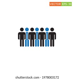 People Icon design for web and print use