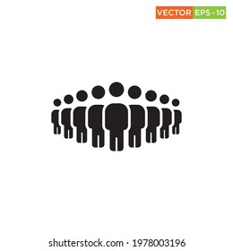 People Icon design for web and print use