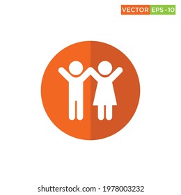 People Icon design for web and print use