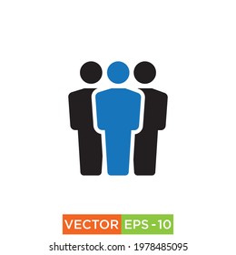 People Icon design for web use and printing
