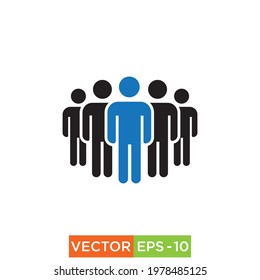 People Icon design for web use and printing