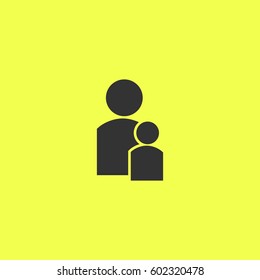 People icon flat. 