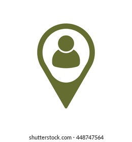 People  icon. Flat design.