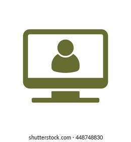 People  icon. Flat design.