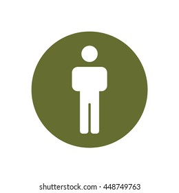 People  icon. Flat design.