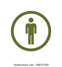 People  icon. Flat design.