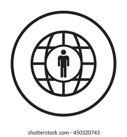 People  icon. Flat design.