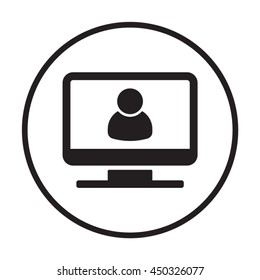 People  icon. Flat design.