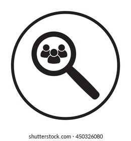 People  icon. Flat design.