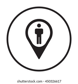 People  icon. Flat design.
