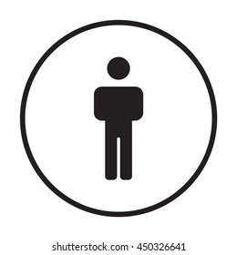 People  icon. Flat design.