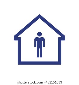 People  icon. Flat design.