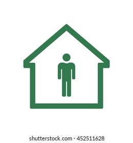 People  icon. Flat design.