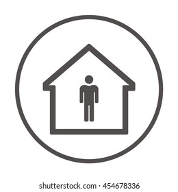 People  icon. Flat design.