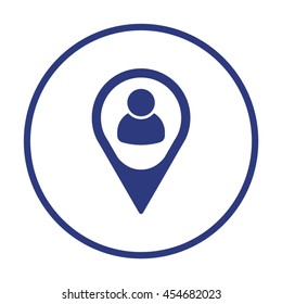 People  icon. Flat design.