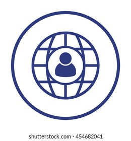 People  icon. Flat design.