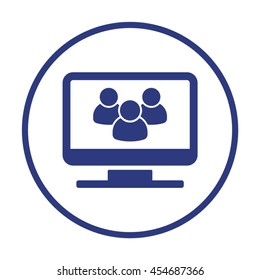 People  icon. Flat design.