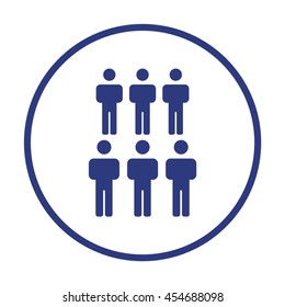 People  icon. Flat design.