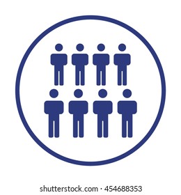 People  icon. Flat design.