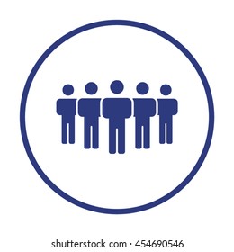 People  icon. Flat design.