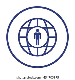 People  icon. Flat design.