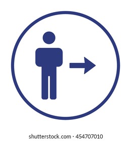 People  icon. Flat design.