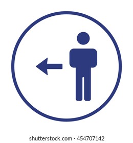 People  icon. Flat design.
