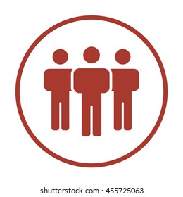 People  icon. Flat design.