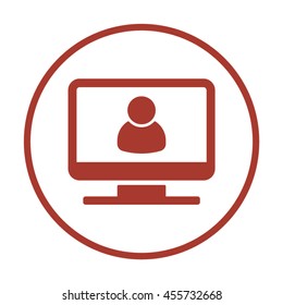 People  icon. Flat design.