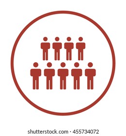 People  icon. Flat design.