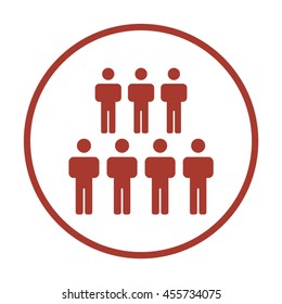 People  icon. Flat design.