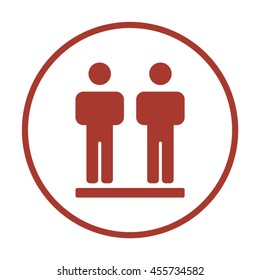People  icon. Flat design.