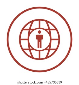 People  icon. Flat design.