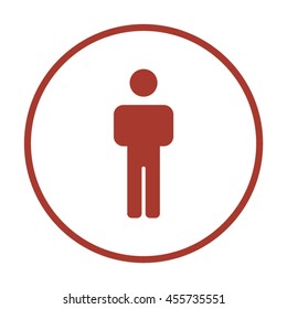People  icon. Flat design.
