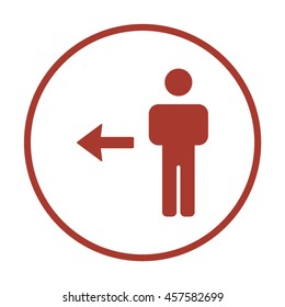 People  icon. Flat design.