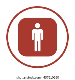 People  icon. Flat design.