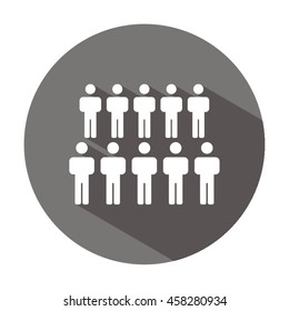 People  icon. Flat design.