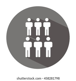 People  icon. Flat design.
