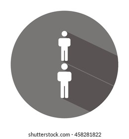 People  icon. Flat design.