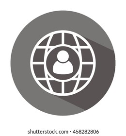 People  icon. Flat design.